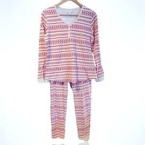 Loran Conrad lightweight pajama set with cuffs at sleeves and ankles